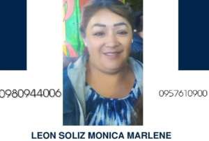 En Cuenca, familiares buscan a M&oacute;nica Le&oacute;n de 45 a&ntilde;os. Lleva 25 d&iacute;as desaparecida.