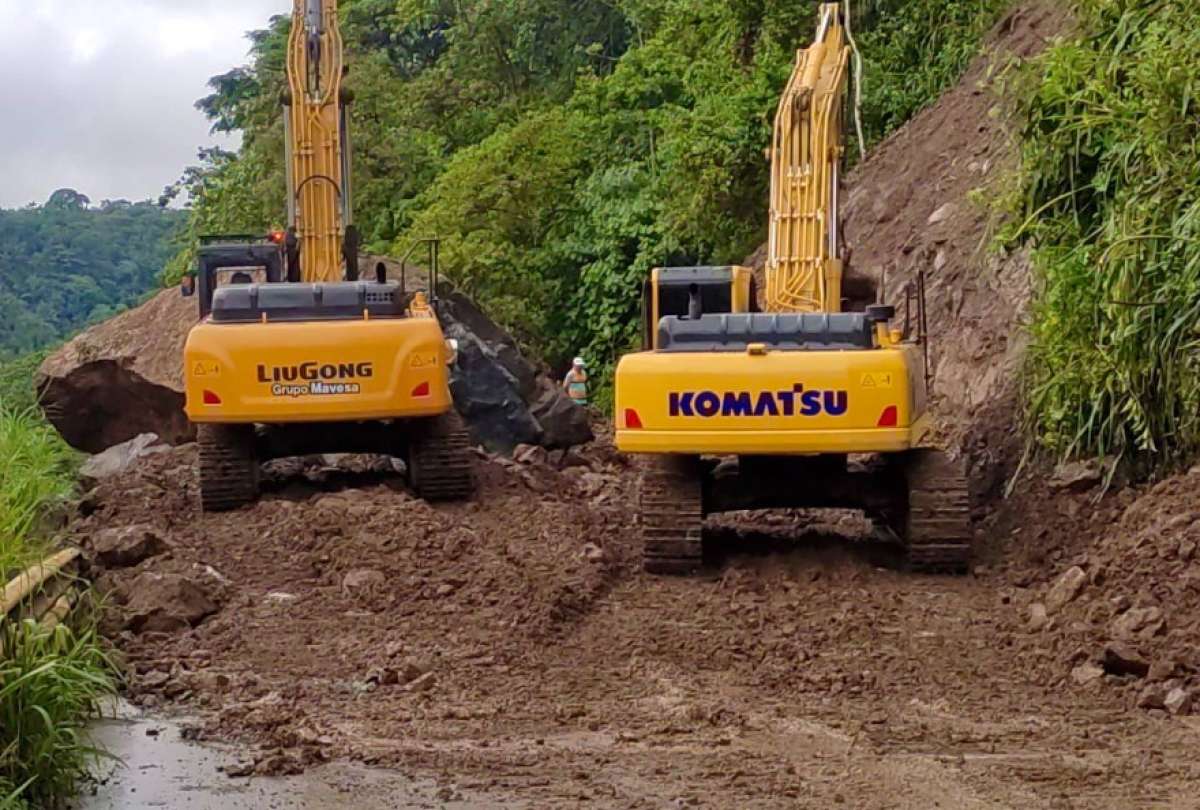 V&iacute;a Al&oacute;ag - Santo Domingo contin&uacute;a cerrada