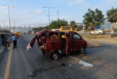 Una ni&ntilde;a perdi&oacute; la vida en un accidente de tr&aacute;nsito en la avenida Perimetral de Guayaquil