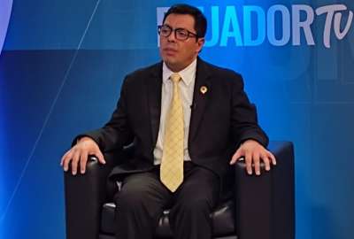 El gerente del Banco de Desarrollo, Carlos Rivera, habl&oacute; del canje de deuda con los GAD. 