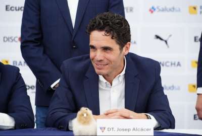 Josep Alc&aacute;cer estuvo cinco meses al mando del equipo universitario.