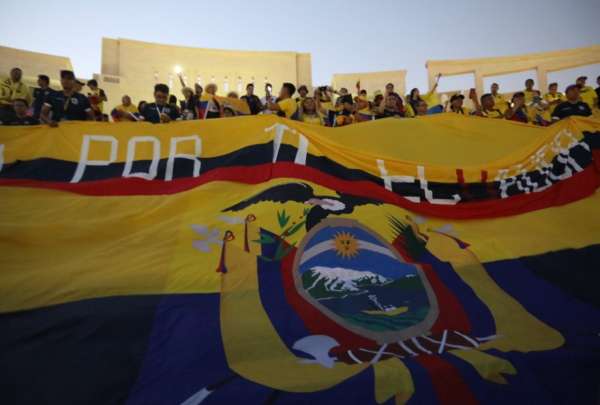 Ecuatorianos en Qatar, un solo coraz&oacute;n por la Tri