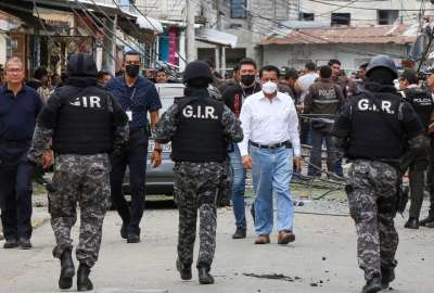 Grupo de Intervenci&oacute;n y Rescate analiz&oacute; los explosivos detonados en Guayaquil.