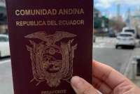 La entrega del pasaporte se dará 48 horas después del trámite, en el Registro Civil.