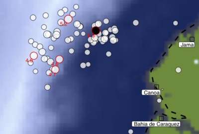 Instituto Geof&iacute;sico emite un infrome sobre el enjambre de sismos en Manab&iacute;