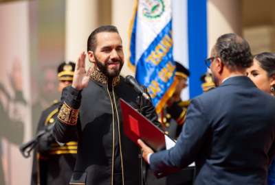 Nayib Bukele prest&oacute; juramento para un segundo mandato en El Salvador.