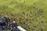 El estadio Capwell sumó un nuevo incidente de violencia, desde el regreso del público a los estadios ecuatorianos.