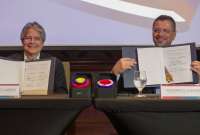 Los mandatarios se reunieron previamente para tratar temas de integración entre naciones.