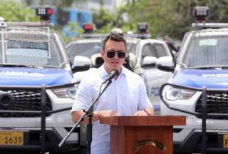 Noboa espera que presidente de EE. UU. considere a grupos criminales como terroristas