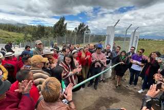Sistema de alcantarillado se inaugura en Chimborazo