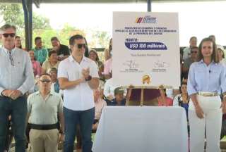Guayas recibe USD 100 millones para el mejoramiento de v&iacute;as rurales