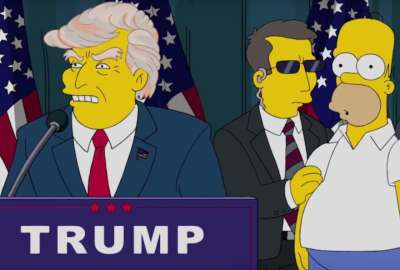 La presidencia de Donald Trump fue una de las predicciones realizadas por Los Simpsons. 