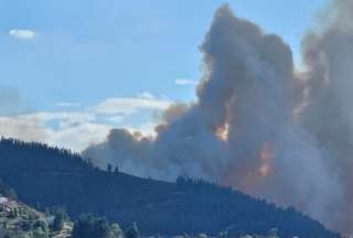 Nuevo incendio se registra en Guangopolo