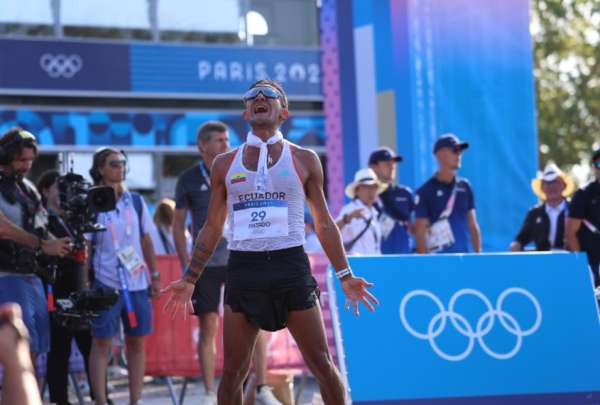 Daniel Pintado gan&oacute; el primer oro para Ecuador en Par&iacute;s 2024