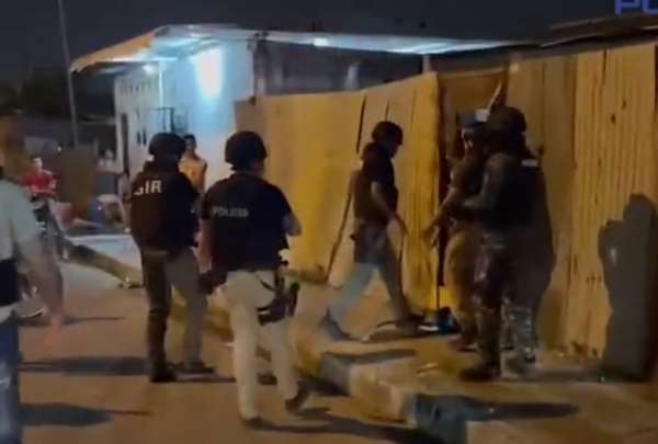 Polic&iacute;a despleg&oacute; su contingente tras la declaratoria de estado de excepci&oacute;n