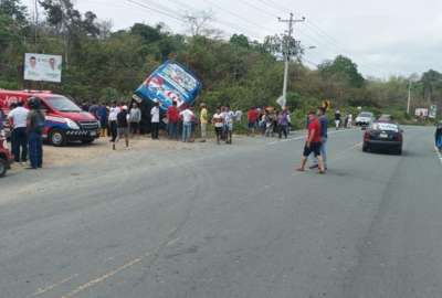 Un accidente en Paj&aacute;n, Manab&iacute;, dej&oacute; 14 personas heridas. 