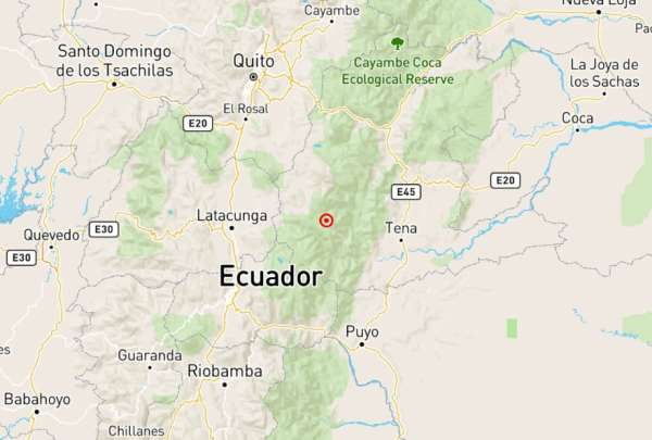 El Instituto Geof&iacute;sico inform&oacute; sobre el sismo en el Tena