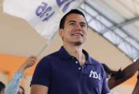 Daniel Noboa es hijo del empresario Álvaro Noboa y de la médica Annabella Azín.