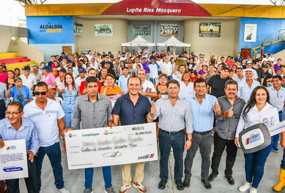 Más de USD 1,5 millones entregados en subvención como parte del seguro agrícola