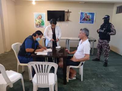 Jorge G. fue trasladado a la Roca tras su atenci&oacute;n en un Hospital de Guayquil.