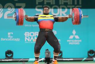 Dixon Arroyo consigui&oacute; el bronce para Ecuador en levantamiento de pesas
