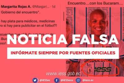 La informaci&oacute;n de un supuesto auspicio circul&oacute; en la red social Twitter.