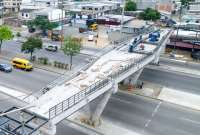 La construcción de los tres puentes de la avenida Narcisa de Jesús finalizaría en el segundo semestre de 2024.