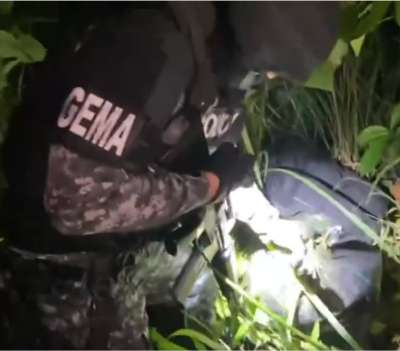 Un operativo permiti&oacute; la incautaci&oacute;n de 100 paquetes de droga en Canoa, Manab&iacute;.