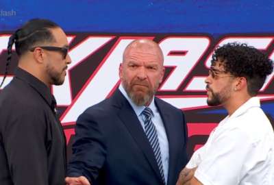 Bad Bunny se rob&oacute; el show en la presentaci&oacute;n de Backlash de la WWE