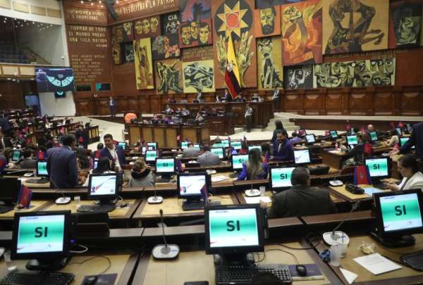 Con 116 votos a favor, la Asambles Nacional aprob&oacute; la Ley de Alivio Financiero, 