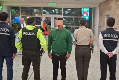 El detenido estaba vinculado a un grupo delictivo organizado y fue deportado a Colombia.