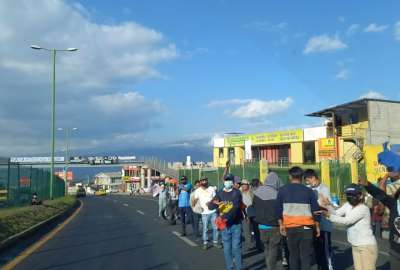 Siete manifestaciones en Quito obligaron al cierre de v&iacute;as