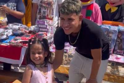 Kendry P&aacute;ez disfruta de la Navidad