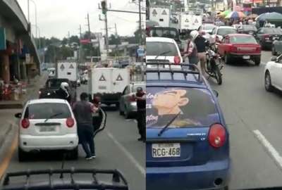 La Polic&iacute;a captur&oacute; a un sujeto mientras intentaba robar a un veh&iacute;culo