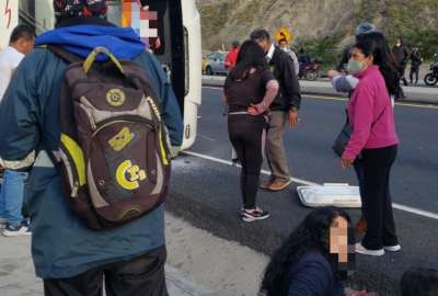 Accidente de tr&aacute;nsito se registr&oacute; en el sector de El Pisque, Panamericana Norte