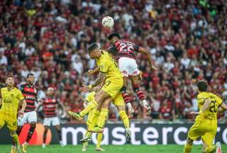 Gonzalo Plata: Flamengo fue sorprendido por Pe&ntilde;arol en los cuartos de final de la Copa Libertadores