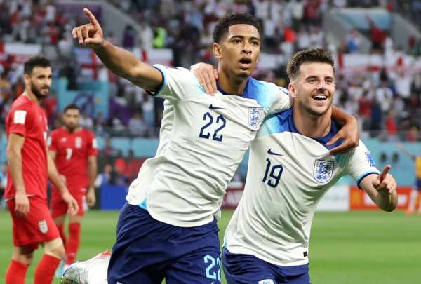 Inglaterra gole&oacute; a Ir&aacute;n en el Mundial de Qatar 2022