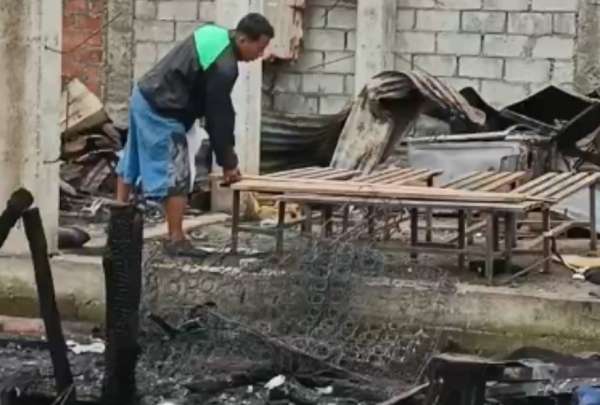   Un incendio se report&oacute; la noche del lunes 20 de enero en Yaguachi. Las llamas iniciaron por un cortocircuito.&nbsp;