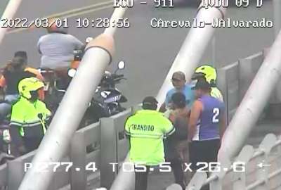 Miembros de la Comisi&oacute;n de Tr&aacute;nsito evitaron que una mujer se quite la vida en Quevedo