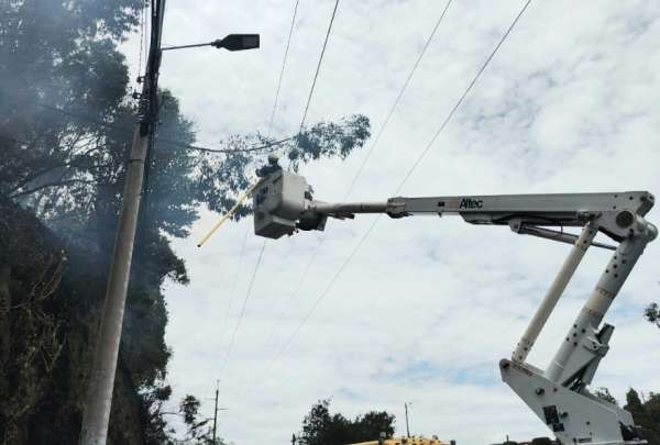 Sectores del norte no tuvieron servicio de energ&iacute;a el&eacute;ctrica hoy. 