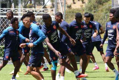 La selecci&oacute;n de Ecuador se alista para visitar a Bolivia