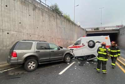 Siniestro vehicular se registr&oacute; en la avenida Occidental, en Quito