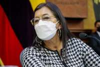 Guadalupe Llori acusa a legisladores de intento de desestabilizaci&oacute;n