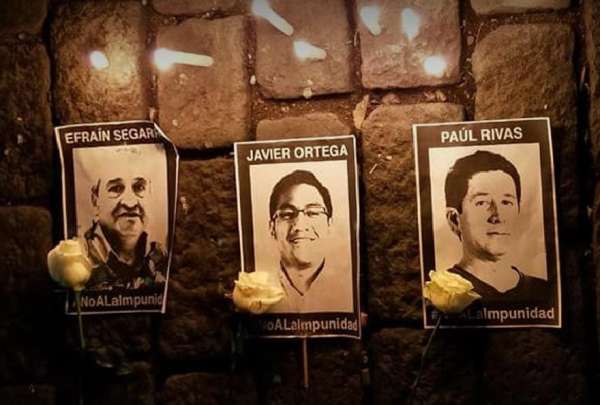 Un equipo period&iacute;stico de El Comercio fue secuestrado y asesinado por disidentes de las Farc en abril de 2018. 