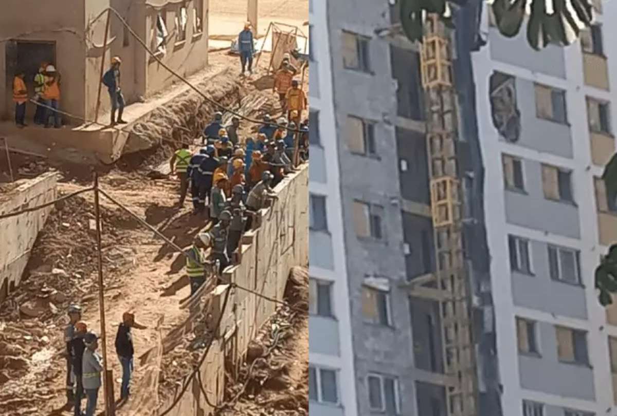 En Brasil, tres obreros fallecieron por la caída de un montacargas.