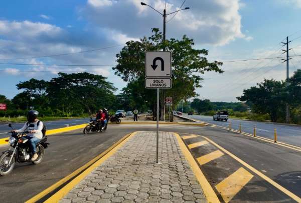 El retorno del Km. 20 de la V&iacute;a a la Costa est&aacute; listo para usarlo. 