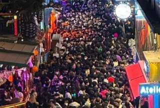Cientos de personas resultaron heridas por una estampida en Se&uacute;l
