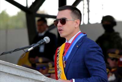 El presidente Daniel Noboa firm&oacute; el Decreto sobre EMCO. 