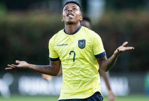 Kenny Arroyo anot&oacute; el primer gol de Ecuador en el torneo