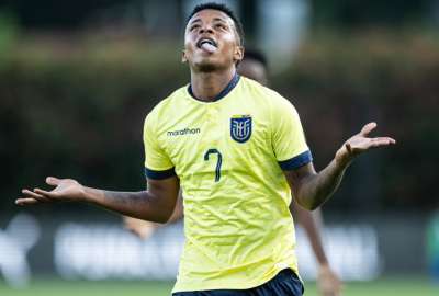 Kenny Arroyo anot&oacute; el primer gol de Ecuador en el torneo